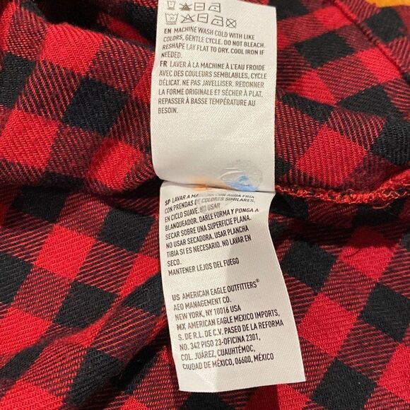 American Eagle Ahh-Mazingly Soft Buffalo Plaid Flannel - Size S - Picture 5 of 8